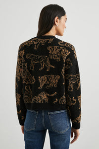 Perci Sweater in Camel Wild Cats