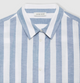Plaza Shirt in Blue White Stripe