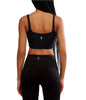 Never Better Twist Crop Black