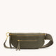 Charles Crossbody Medium Olive Brushed Gold