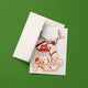 Howdy Holidays Santa Greeting Card: Single Card