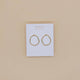 Gold Organic Hoop