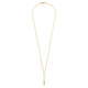 Gold Bar Necklace: Gold