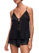 Lara Cami Short PJ Set Black