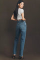 90's Pinch Waist Long in Overcast (Comfort Stretch)