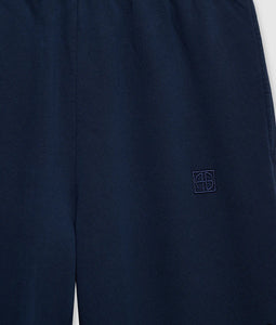 Karter Jogger Framed Monogram Washed Navy