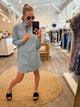 Mary Classic Shirtdress Italian Indigo Denim