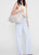 Leo Canvas Tote Washed White Leopard