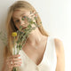 Mother of Pearl Butterfly Necklace: Gold