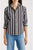 Waverly NYC Button-Up Shirt Black Tan Multi Stripes