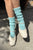 Ballet Socks  Aqua