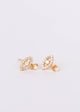 Evil Eye Drop - Mother of Pearl - Gold Earrings