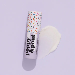 Purple Birthday Confetti Cake Lip Balms