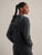 Jorgie Zip Through Hoodie Slate Black