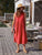 Daphne Popover Sleeveless Shirtdress Nantucket Red