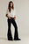 Emre Low Rise Flare Black Orchid