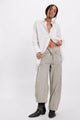 Something Good Pull-On Barrel Pant Ivory Combo