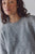Margot Soft Spun Sweater Tee Heather Grey