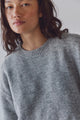 Margot Soft Spun Sweater Tee Heather Grey