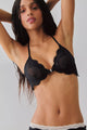 Fiona Front Close Bralett Black