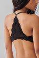 Fiona Front Close Bralett Black