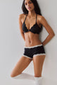 Fiona Front Close Bralett Black