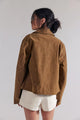 Hera Vegan Sierra Caramel Cafe Suede Jacket