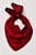 Carmen Knitted triangle Scarf Wine