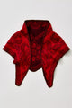 Carmen Knitted triangle Scarf Wine