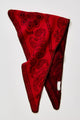 Carmen Knitted triangle Scarf Wine