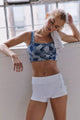 Never Better Twist Stripe Blue Indigo Bandana