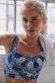 Never Better Twist Stripe Blue Indigo Bandana