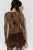 Lilly Printed Long sleeve Brown Combo