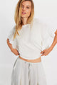 Elsie Swing Tee White Whisper