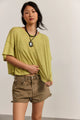 Elsie Swing Tee Warm Olives