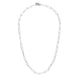 Paperclip Chain Necklace: Silver