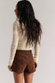 Best Behaviour Vegan Suede Short Shaved Chocolate