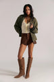 Best Behaviour Vegan Suede Short Shaved Chocolate