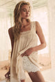 Forever Yours Mini Slip Dress Toasted Eggnog