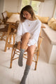 Essential Knee High Sock Grey