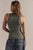 So Soft Seamless Modal Stripe Tank Black/White