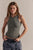 So Soft Seamless Modal Stripe Tank Black/White