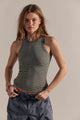 So Soft Seamless Modal Stripe Tank Black/White