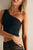 So Soft Seamless Modal Asymmetrical Cami Black