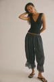 Loved You First Lace Tank Black