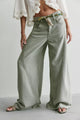 Haven Mr. Baggy Wide Leg Jean Seagrass