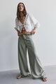 Haven Mr. Baggy Wide Leg Jean Seagrass