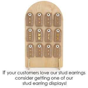 Modern Circle Studs