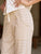 Penny Patch Pocket Sweatpants Vintage White Camel Stripe