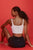 Never Better Twist Crop White